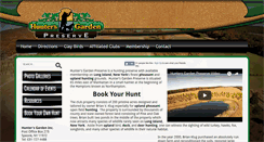 Desktop Screenshot of huntersgardenpreserve.com
