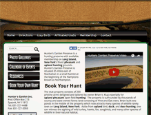 Tablet Screenshot of huntersgardenpreserve.com